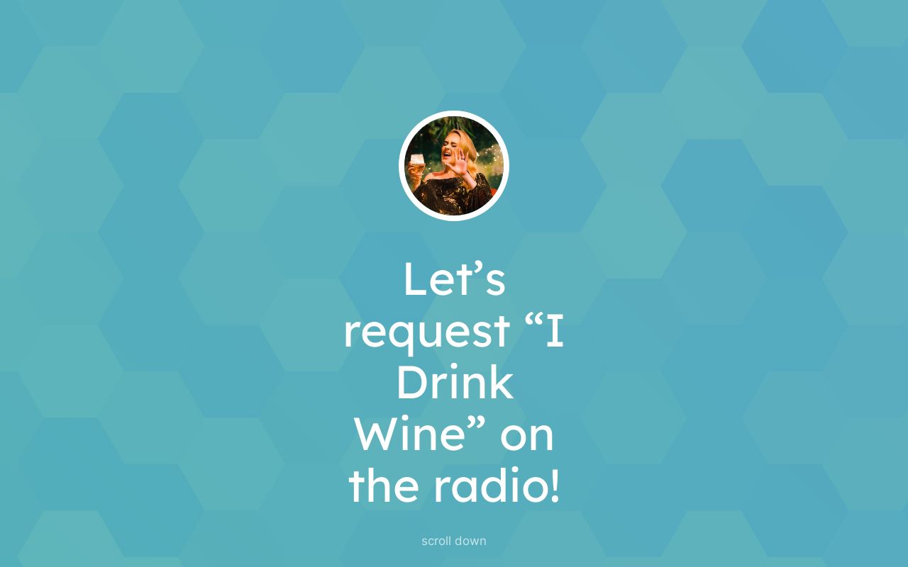 request-i-drink-wine-on-the-radio